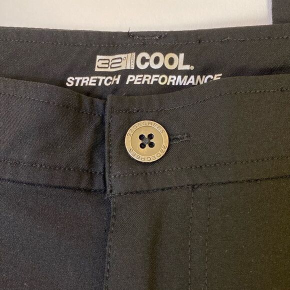 32 Degrees Cool Stretch Performance Mens Pants Black - 30 x 29 - Picture 3 of 11
